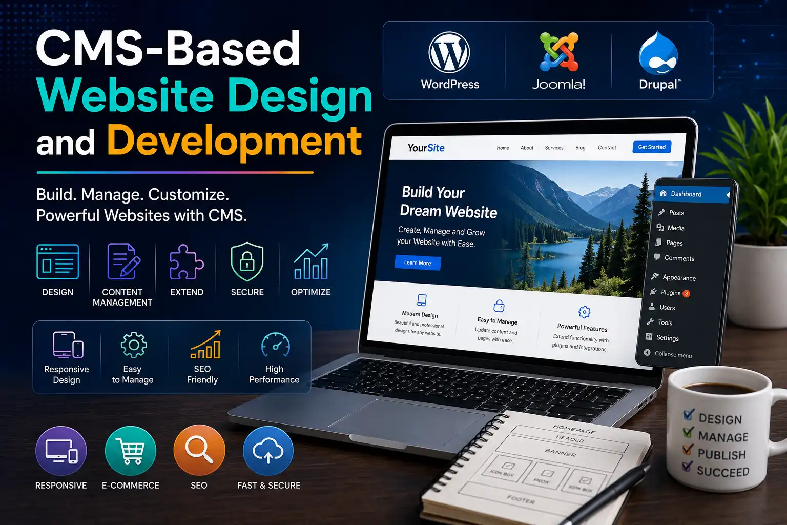 CMS-Based Website Design and Development
